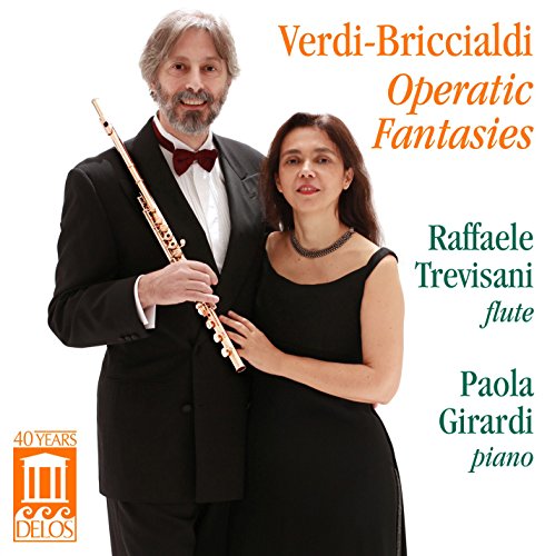 CD cover featuring a man and woman, he holding a flute, against a white background.