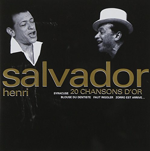 CD cover for Henri Salvador’s “20 Chansons D’Or” featuring two portraits.