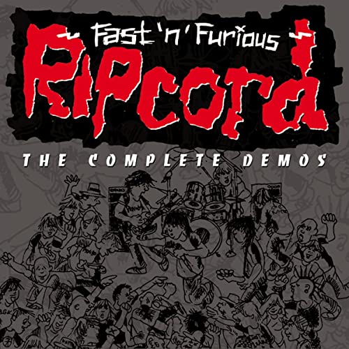 Ripcord “Fastnfurious” CD cover: band illustration, crowd scene, red text.