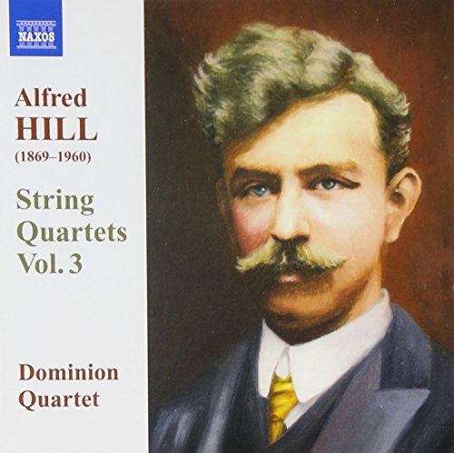 CD cover featuring a portrait of Alfred Hill, a man with a mustache.