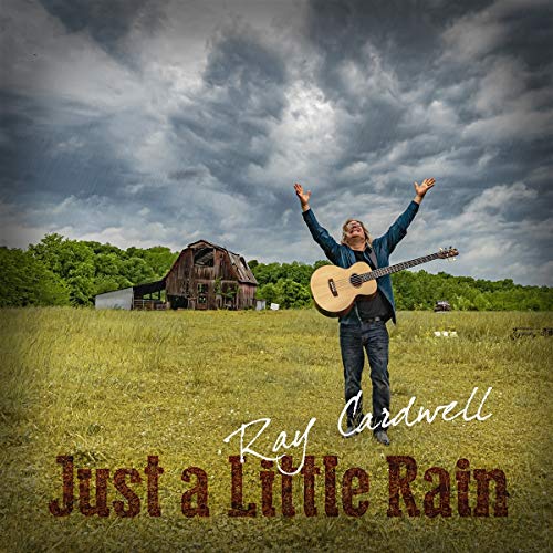 CD cover: man with guitar under cloudy sky, barn in background.