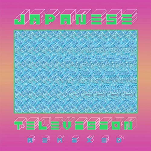 CD cover for “Japanese Television - III (Remixed)” with abstract blue and pink design.