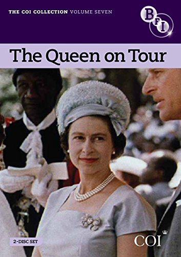 DVD cover featuring Queen Elizabeth II in a grey dress and hat.