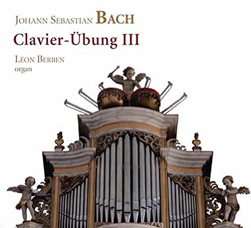 "CD cover featuring an ornate pipe organ with cherub statues against a white background."