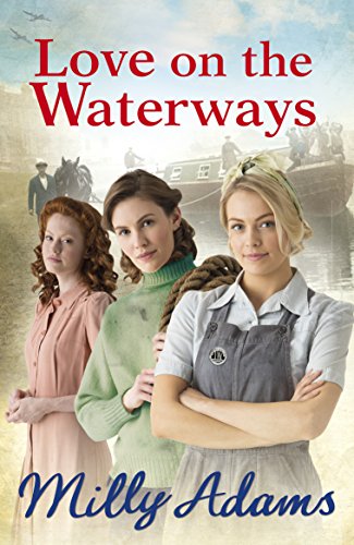 "Book cover featuring three women in period clothing with a boat in the background."