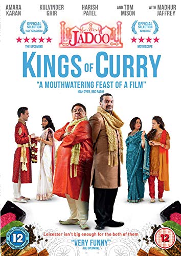 “Jadoo Kings of Curry” DVD cover featuring a group of people in traditional clothing.