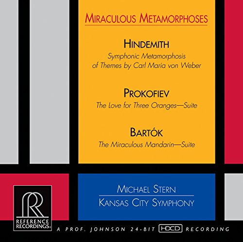 CD cover for “Miraculous Metamorphoses” by Kansas City Symphony, Michael Stern.