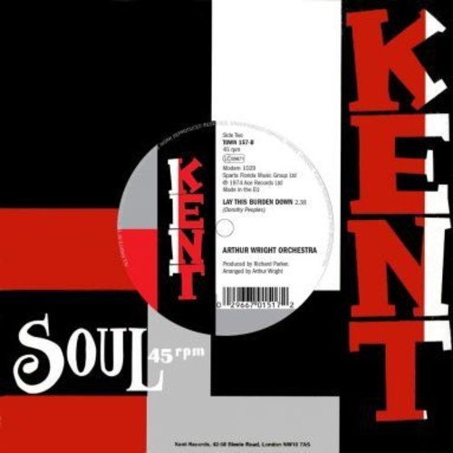 7-inch vinyl record label: Mel Williams/Arthur Wright Orchestra, Kent Soul.