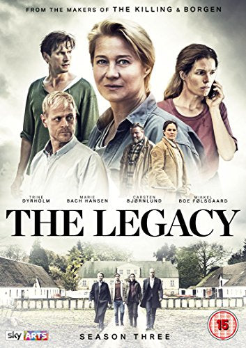 DVD cover for "The Legacy Season 3" with cast images and title.