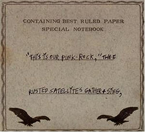 CD cover with textured background, text, and two silhouetted birds.