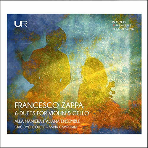 CD cover with silhouetted musicians and colorful abstract background.