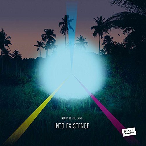 Album cover: tropical foliage with a bright, glowing central light source.