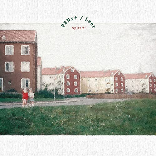 CD cover: painted landscape with buildings and two figures walking.
