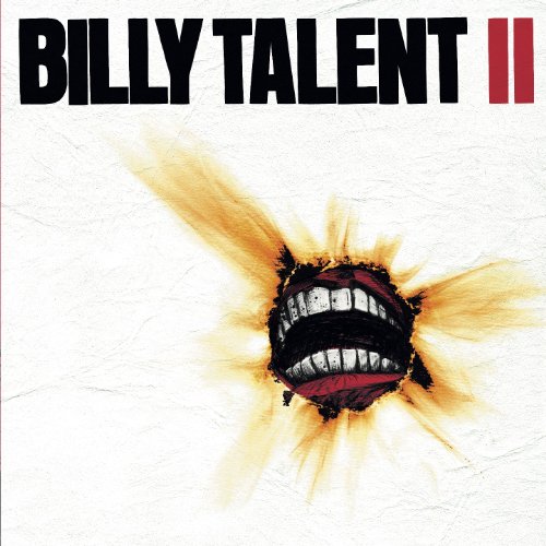 "Billy Talent II album cover with mouth illustration and bold title on white background."