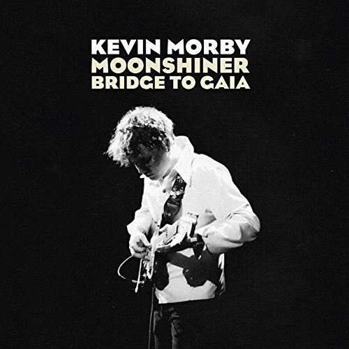 Black and white album cover featuring Kevin Morby playing guitar.
