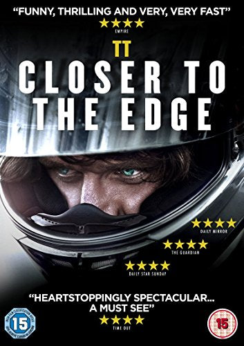 DVD cover for "Tt: Closer To The Edge" featuring a motorcyclist’s face.