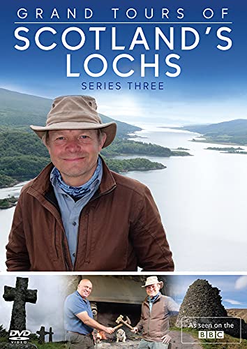DVD cover for Grand Tours of Scotland's Lochs Series Three featuring a man outdoors.