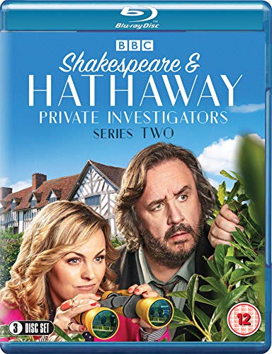 "Blu-ray case for 'Shakespeare & Hathaway: Private Investigators Series 2' with two actors on cover."