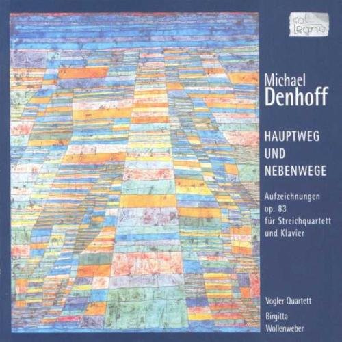CD cover: abstract colorful mosaic with text "Hauptweg und Nebenwege".
