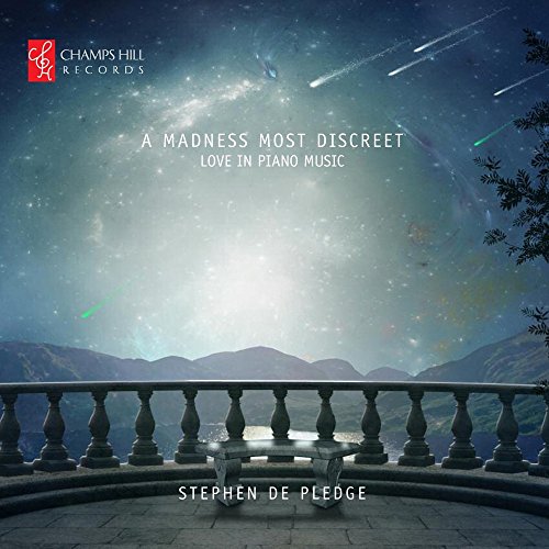 Album cover: serene balcony overlooking mountains, starry night sky, and shooting stars.