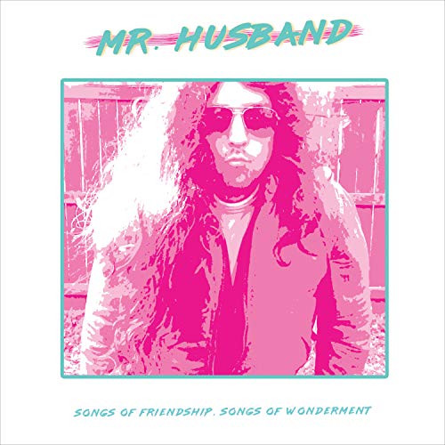 Vinyl album cover for “Mr. Husband” featuring a pink portrait of a man.