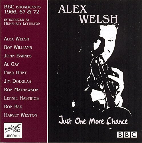 CD cover for Alex Welsh & Band’s “One More Chance” featuring a portrait.