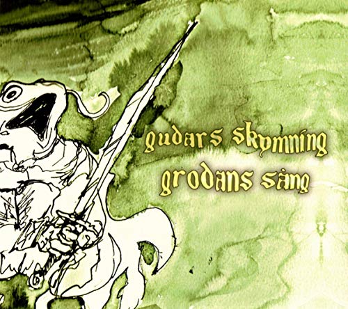 CD cover with a stylized, dark green illustration of a frog-like figure.