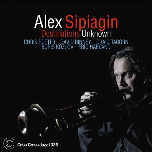 "Album cover featuring a man playing trumpet against a black background."