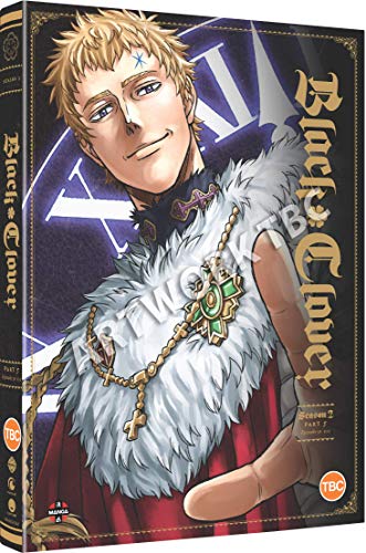 Black Clover Season 2 Part 5 DVD cover featuring a blonde male character.