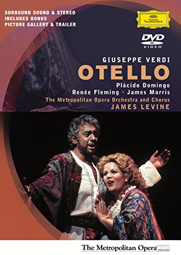 DVD cover for Verdi’s Otello opera, featuring Plácido Domingo and Renée Fleming.
