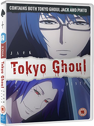 DVD cover for “Tokyo Ghoul Jack & Pinto” featuring a blue-haired anime character.