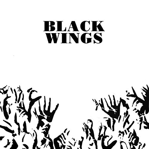 Black Wings album cover with silhouetted hands and bold text.