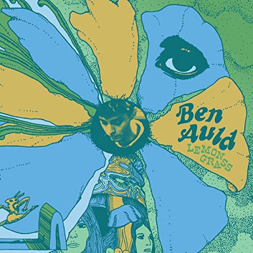Album cover with stylized floral design and portrait of Ben Auld.
