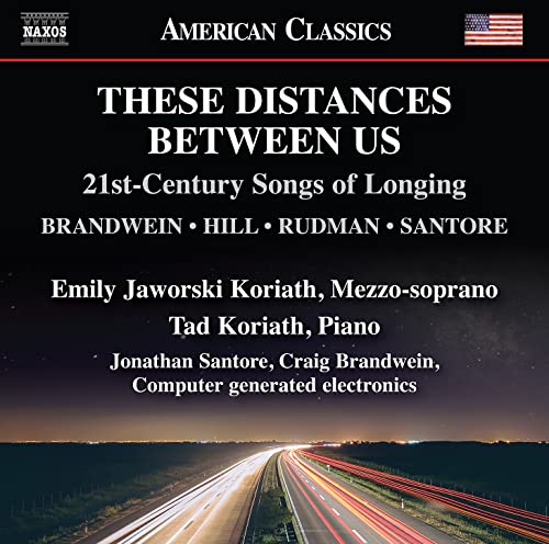 CD cover for “These Distances Between Us” with a highway scene.