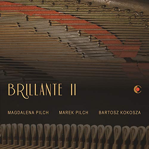 CD cover featuring a close-up of a cimbalom with gold text "Brillante II".