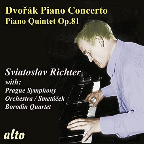 CD cover featuring pianist Sviatoslav Richter at a piano.