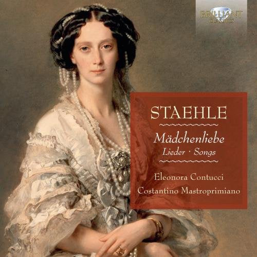 A CD cover featuring a portrait of a woman in 19th-century attire.