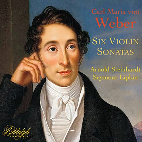 CD cover featuring a portrait of composer Carl Maria von Weber.