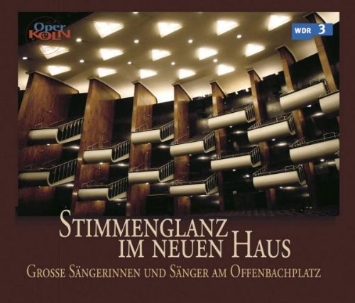 "CD cover with opera house interior and German text, logos in top corners."