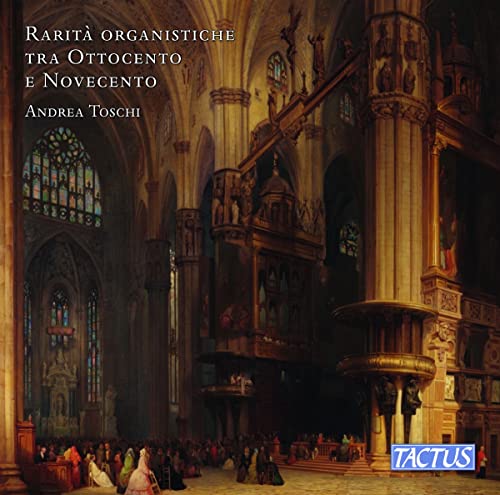 CD cover depicting a grand church interior with an organ.