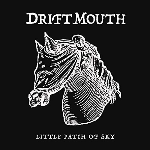 Black and white album cover featuring a sketched horse head and text.