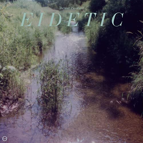 Album cover for “Eidetic” by Benoit Pioulard, showing a stream through foliage.