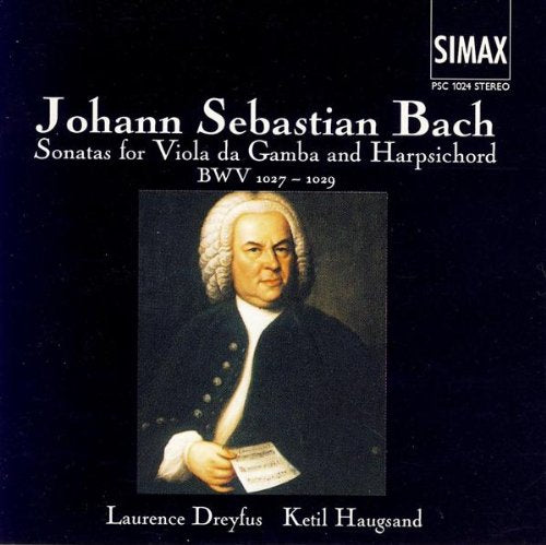 CD cover featuring a portrait of Johann Sebastian Bach against a dark background.