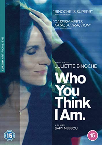 DVD cover for “Who You Think I Am” featuring Juliette Binoche.
