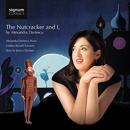 CD cover featuring pianist Alexandra Dariescu and Nutcracker imagery.