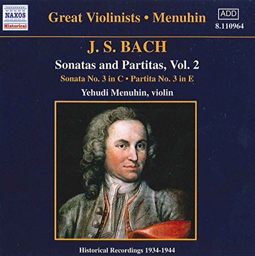CD cover featuring a portrait of composer Johann Sebastian Bach.