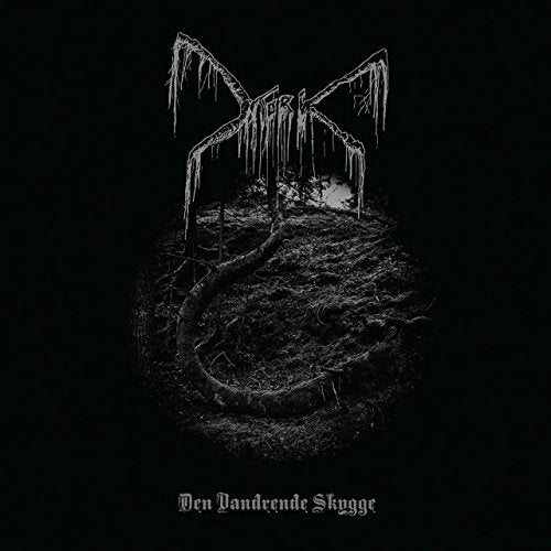 "Dark album cover with icicle-like structure and gothic text on a black background."