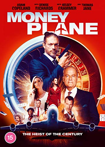 Money Plane" DVD cover featuring Adam Copeland aiming a gun, with other actors.