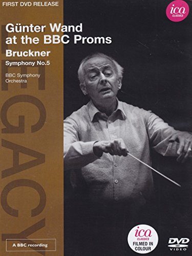 DVD cover featuring conductor Günter Wand with text “Bruckner Symphony No.5”.