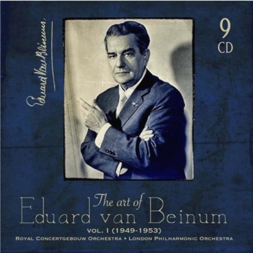 "CD cover featuring a black and white photo of Eduard van Beinum in a suit."